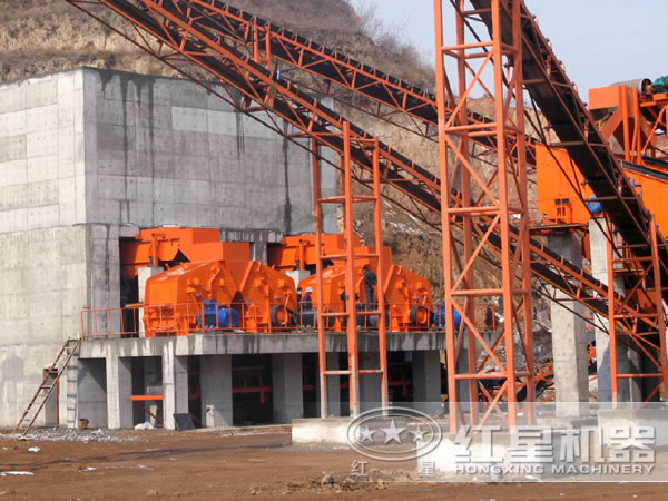 湖北宜昌花岗岩碎石生产线现场 湖北宜昌花岗岩碎石生产线现场
