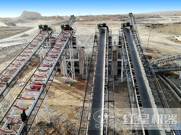 鹅卵石制砂/沙生产线现场2 鹅卵石制砂/沙生产线现场2