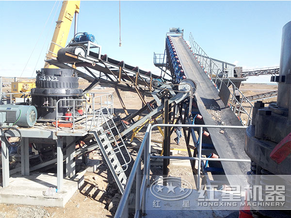 河北唐山弹簧圆锥破碎机案例现场1 河北唐山弹簧圆锥破碎机案例现场1