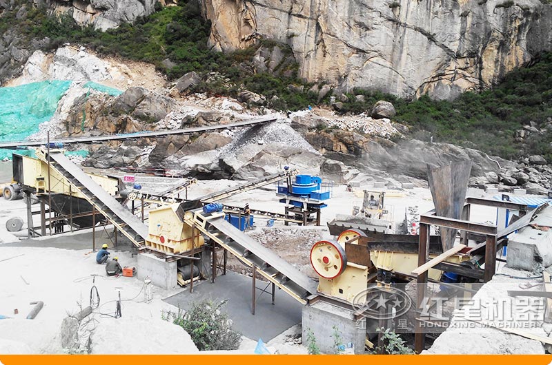 四川宜宾鹅卵石制砂项目现场 四川宜宾鹅卵石制砂项目现场