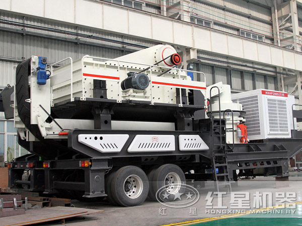 配圆锥破山石移动破碎站 配圆锥破山石移动破碎站