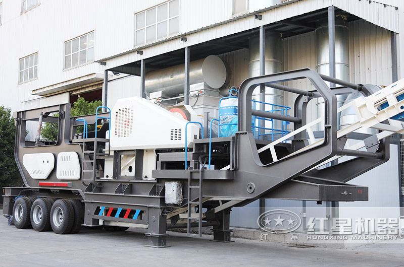 配颚破机的轮胎车载一体机 配颚破机的轮胎车载一体机