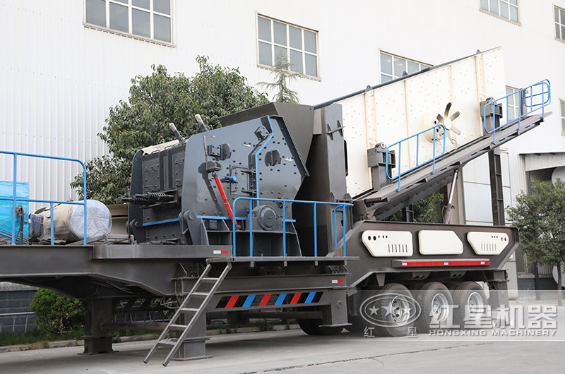 轮胎移动碎石机:搭反击破 轮胎移动碎石机:搭反击破