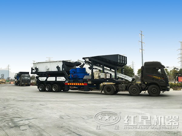 车载可移动式碎石子机:配制砂机 车载可移动式碎石子机:配制砂机