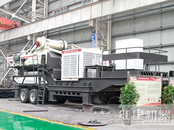 油电两用的轮胎式圆锥破移动破碎设备 油电两用的轮胎式圆锥破移动破碎设备