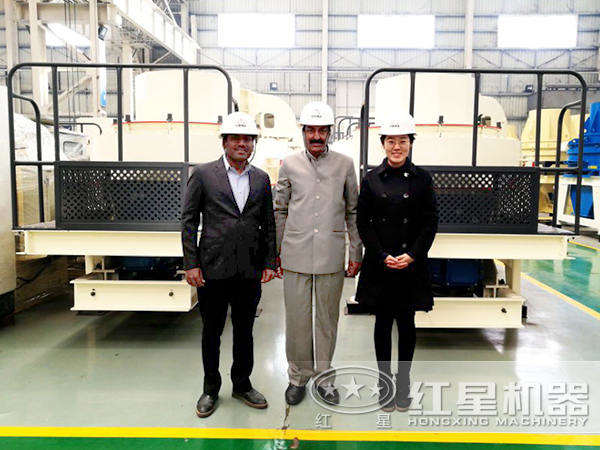 第五代环保节能制砂机与国外客户合作 第五代环保节能制砂机与国外客户合作