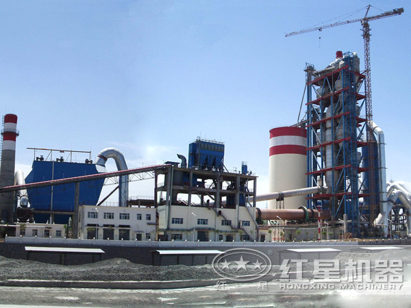 水泥熟料生产线现场 水泥熟料生产线现场