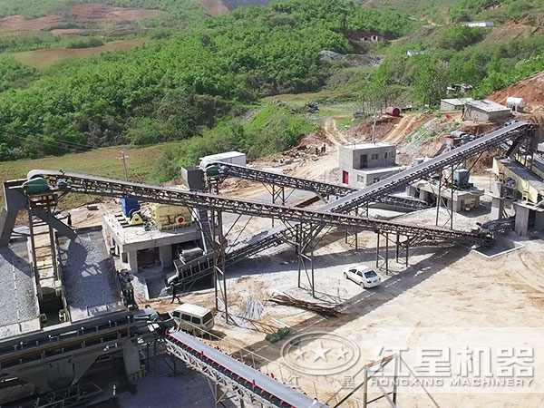 河北环保砂石生产线现场 河北环保砂石生产线现场