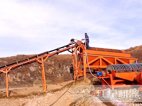 磁铁矿磁选机工作现场 磁铁矿磁选机工作现场