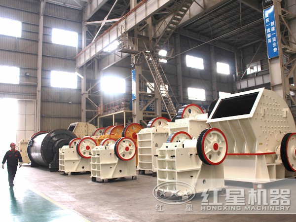 锤式制沙生产车间 锤式制沙生产车间