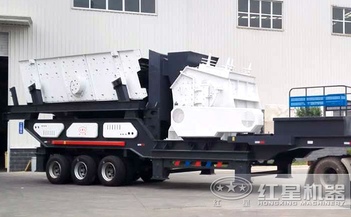 移动大型石头粉碎机:搭载反击破 移动大型石头粉碎机:搭载反击破