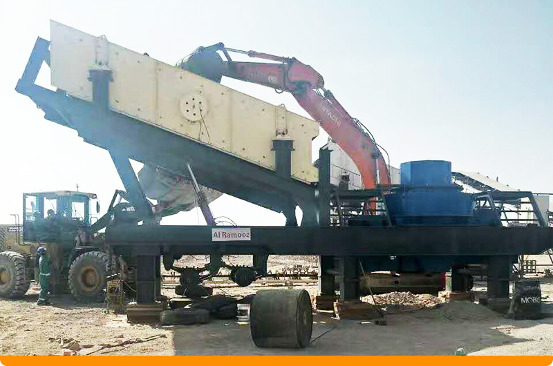 小型车载流动制砂机 小型车载流动制砂机