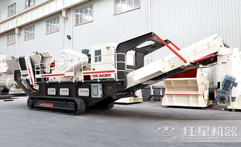 建筑垃圾履带移动破碎站 建筑垃圾履带移动破碎站