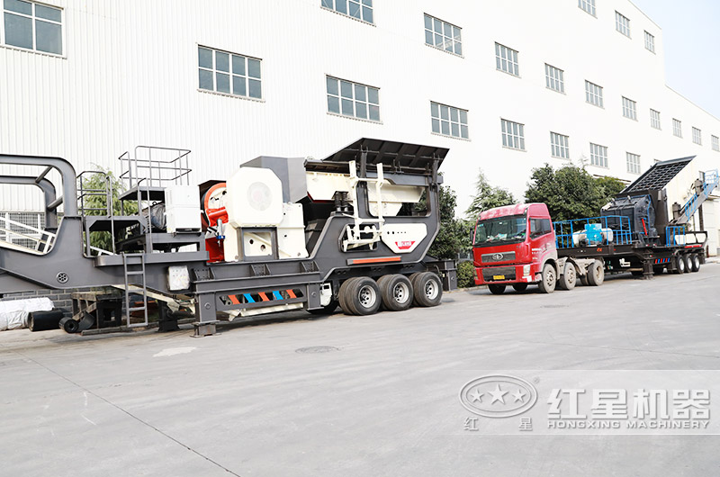 建筑垃圾移动颚破机 建筑垃圾移动颚破机