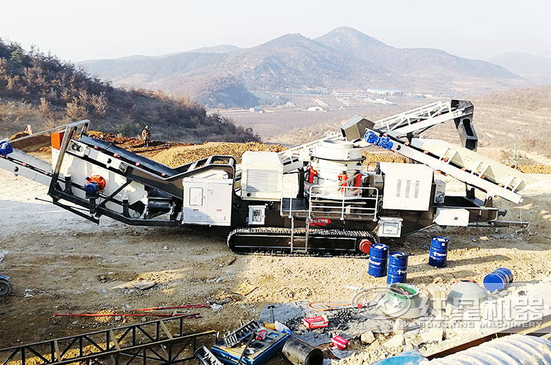 履带式石头破碎机船型机身,耐磨抗压 履带式石头破碎机船型机身,耐磨抗压