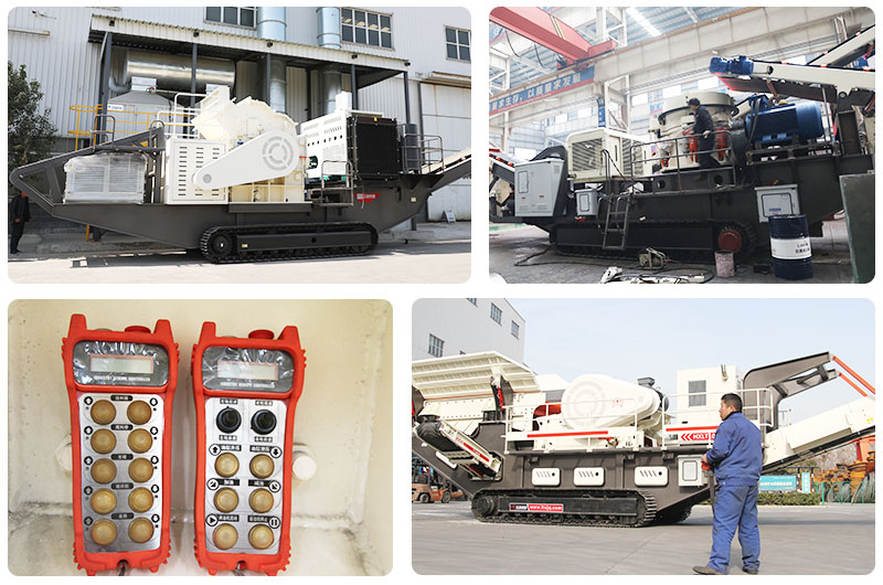 履带式移动破碎机遥控操作,简单方便,科技感十足 履带式移动破碎机遥控操作,简单方便,科技感十足