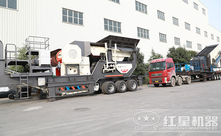 轮胎移动破碎站 轮胎移动破碎站