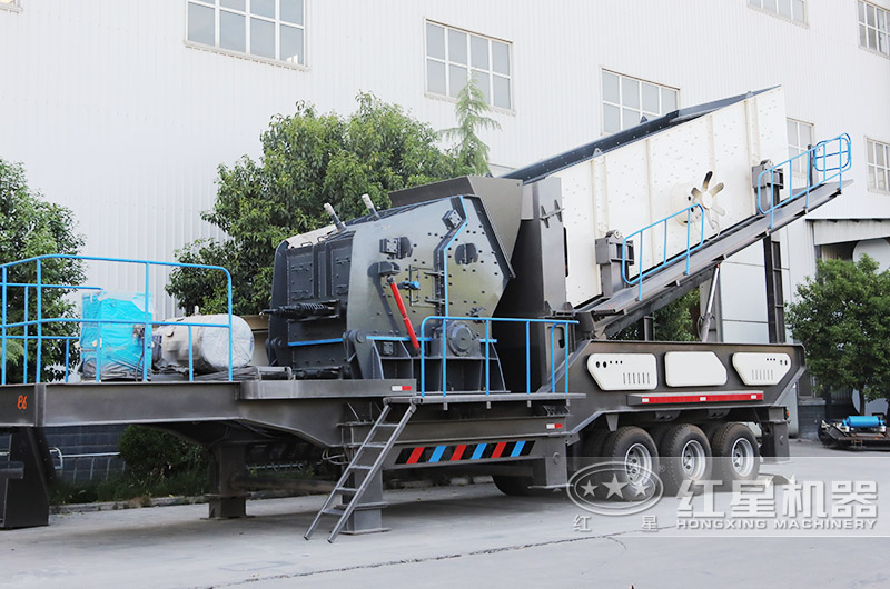 移动建筑垃圾处理设备:车载移动反击破 移动建筑垃圾处理设备:车载移动反击破