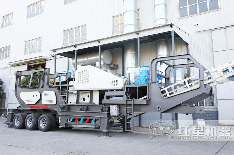 移动建筑垃圾处理设备:车载移动颚破机 移动建筑垃圾处理设备:车载移动颚破机