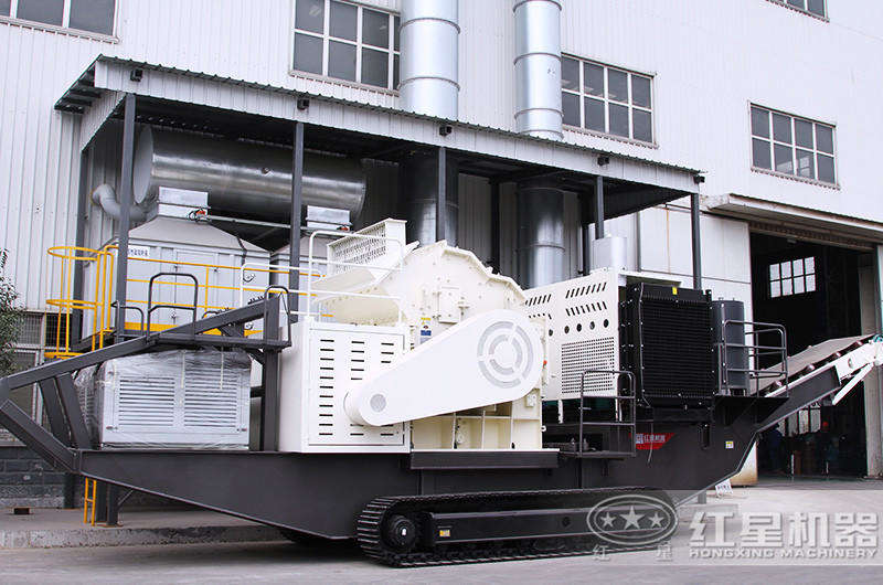 液压驱动履带式移动破碎:配细碎机 液压驱动履带式移动破碎:配细碎机