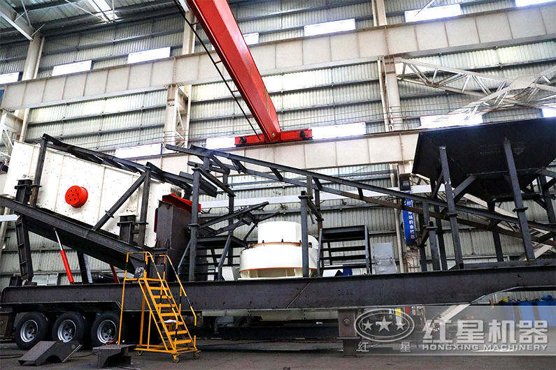 车载移动制砂还分一体机 车载移动制砂还分一体机