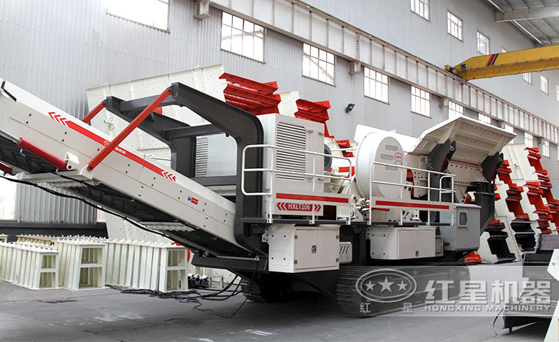 鄂破履带移动破碎站给料+粗碎+传输,遥控操作更智能 style=width:720px;