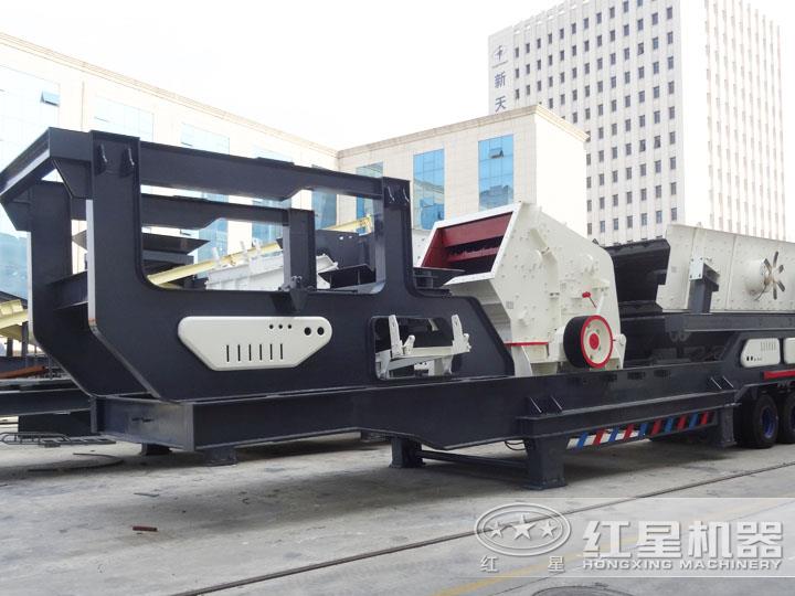 反击式移动破碎机二级破碎,深腔破碎,石粉含量少 反击式移动破碎机二级破碎,深腔破碎,石粉含量少