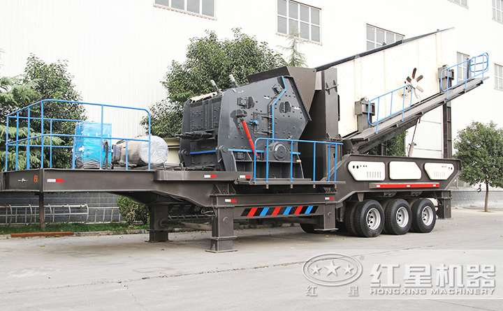 反击破+振动筛移动破碎站,细碎+筛分