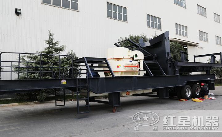 流动鹅卵石制砂机可配多种制砂主机,型号多样