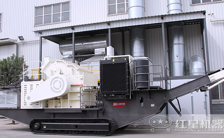 石英石履带细碎筛分一体机,效能高节能,砂厂必备