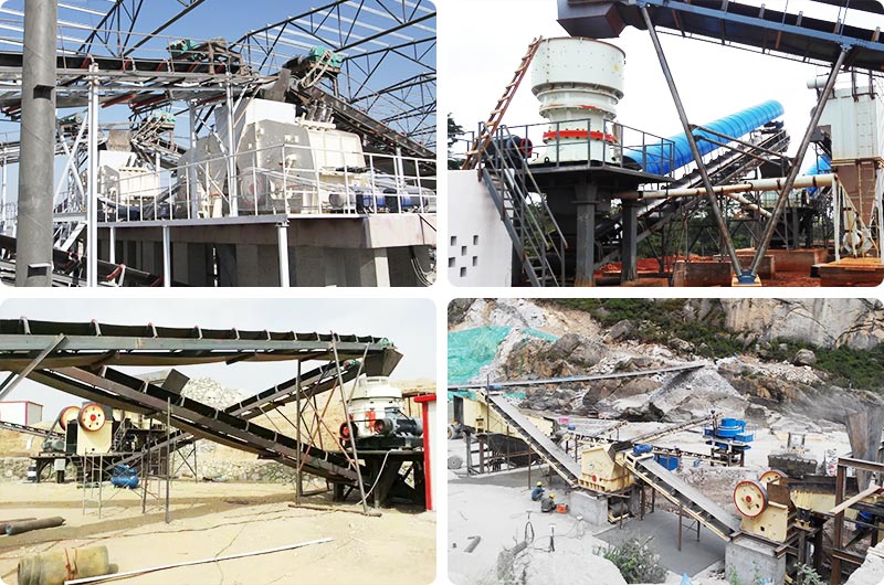 时产600吨固定制砂生产线组合