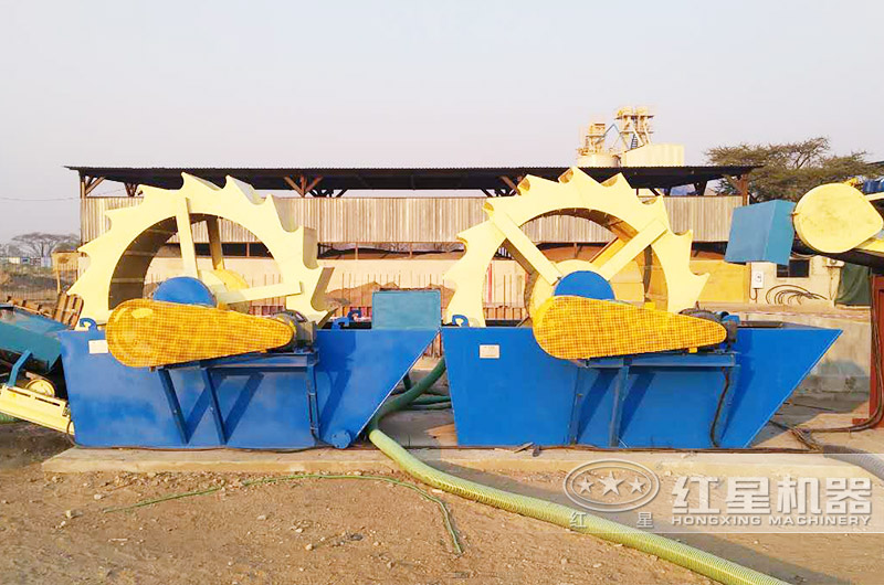 时产200-300吨水洗砂生产线作业现场,可随时就近参观了解