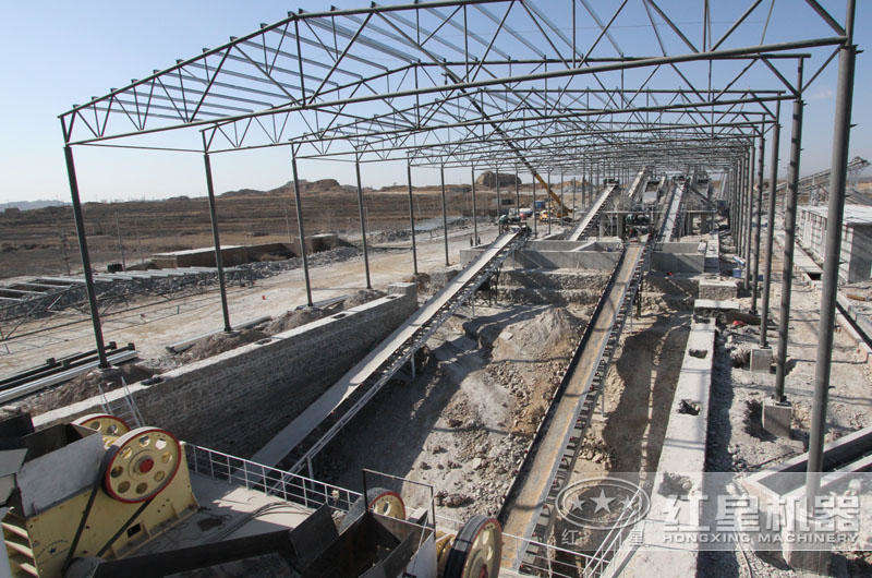 时产500吨石灰石制砂生产线,配置合理