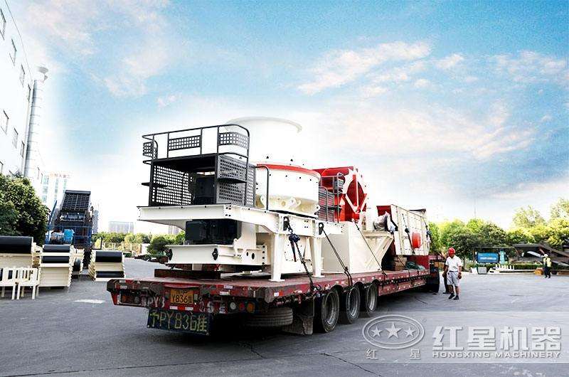 全套制砂生产线设备发往客户现场