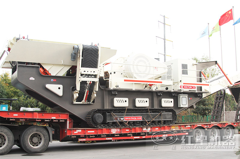 整条移动建筑垃圾制沙生产线设备发货啦 整条移动建筑垃圾制沙生产线设备发货啦