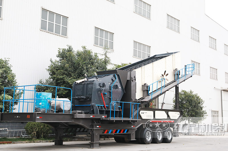 轮胎移动反击式破碎机 轮胎移动反击式破碎机