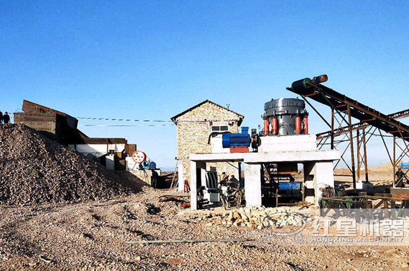 湖北年产30万吨石子破碎生产现场 湖北年产30万吨石子破碎生产现场