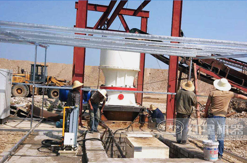 江西年产30万吨石子破碎生产现场 江西年产30万吨石子破碎生产现场