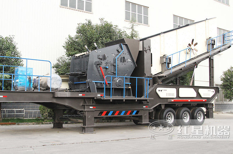 反击破振动筛移动破碎机 反击破振动筛移动破碎机