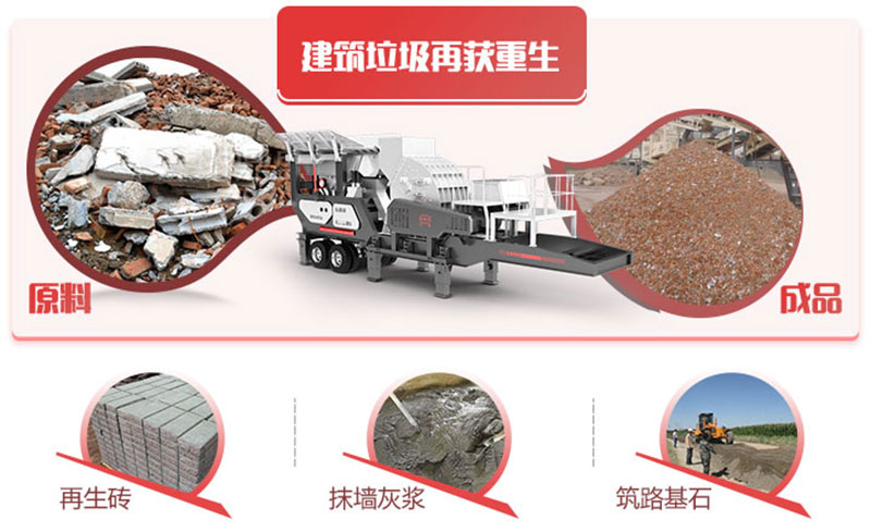 建筑垃圾处理前后图 建筑垃圾处理前后图