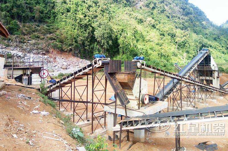 反击式制砂机河南生产现场 反击式制砂机河南生产现场