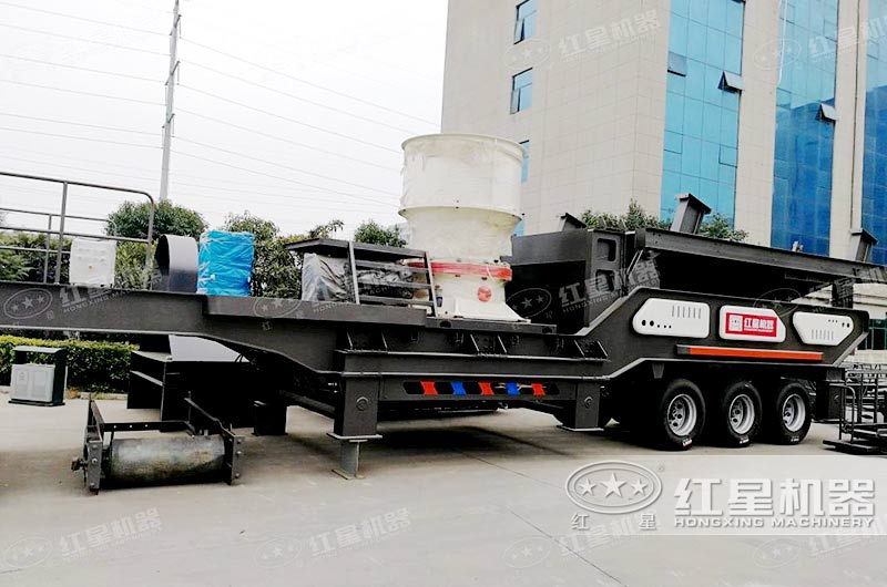 圆锥破移动式制砂一体机:进料口大 圆锥破移动式制砂一体机:进料口大