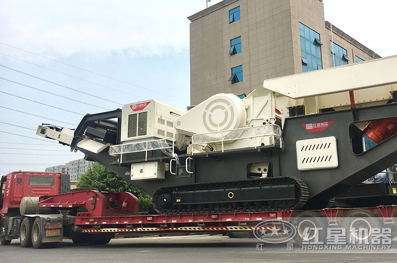 时产100吨履带式液压岩石破碎机直接发往客户现场 时产100吨履带式液压岩石破碎机直接发往客户现场