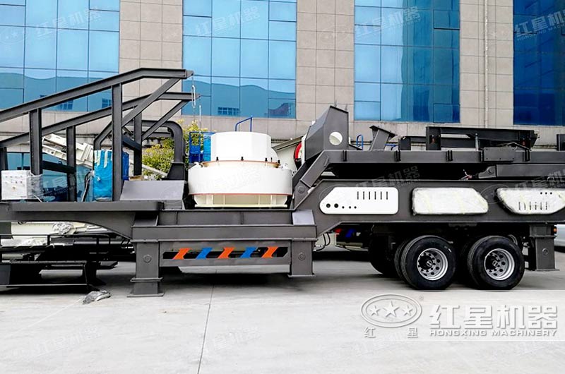 石子沙子混合制砂机——移动式制砂机 石子沙子混合制砂机——移动式制砂机