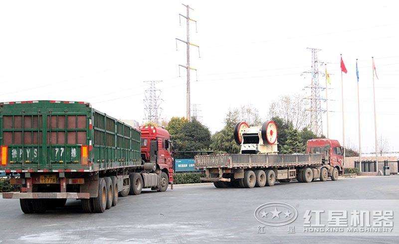 河卵石、青石破碎生产线设备发货 河卵石、青石破碎生产线设备发货