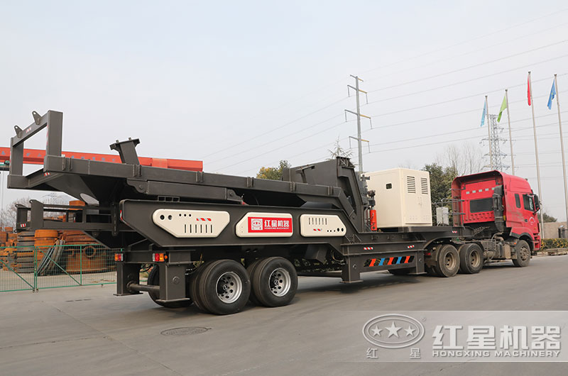 移动汽车载式打石子机直接开走 移动汽车载式打石子机直接开走