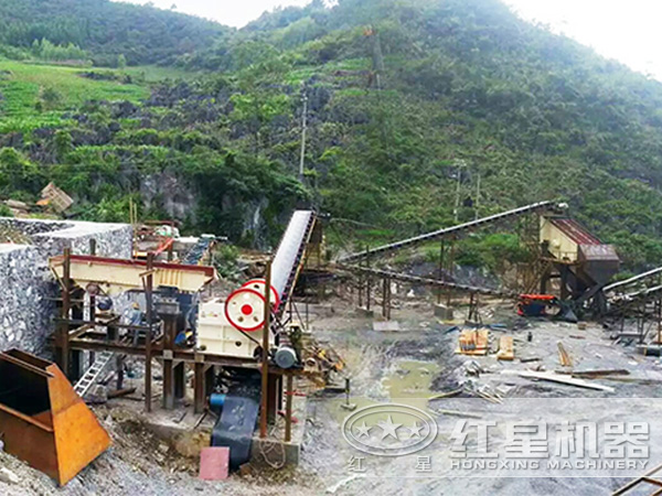 山石破碎生产线 山石破碎生产线