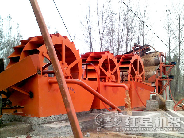 洗砂机作业现场图 洗砂机作业现场图