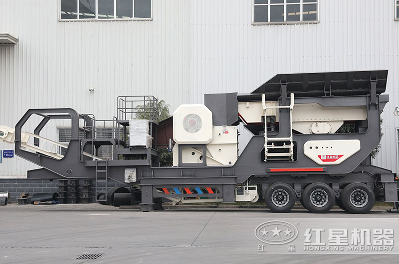 轮胎式移动破碎站 轮胎式移动破碎站
