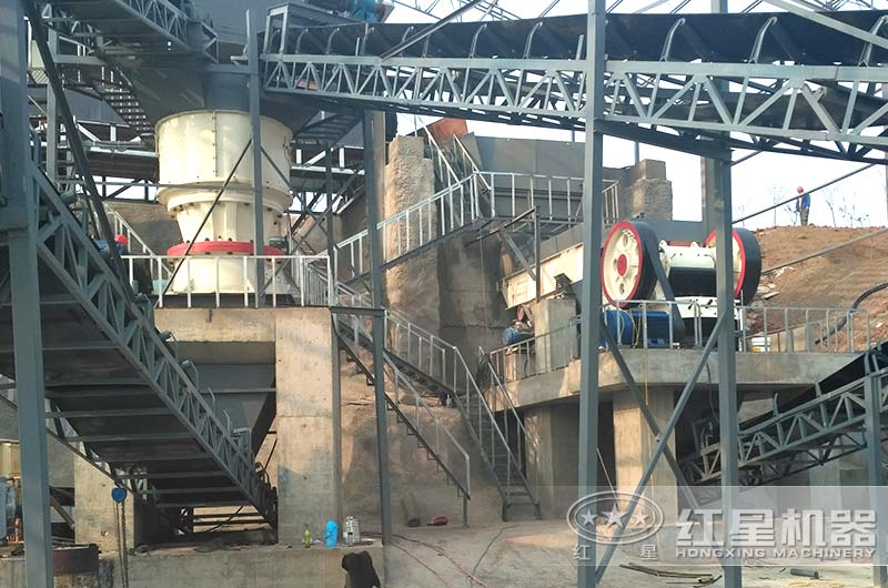 河南客户时产500吨沙石料加工厂 河南客户时产500吨沙石料加工厂
